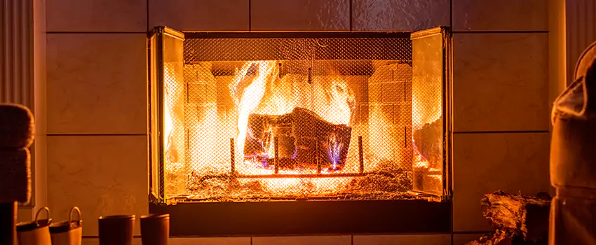 Mendota Hearth Landscape Fireplace Installation in Victoria, Texas