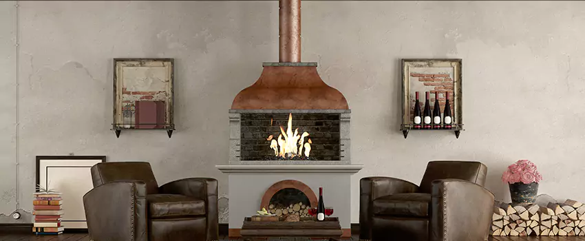 Thelin Hearth Products Providence Pellet Insert Fireplace Installation in Victoria, TX