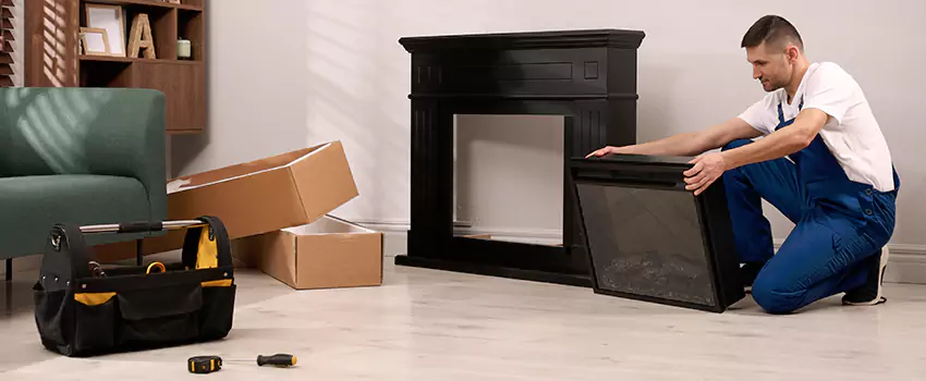 Old Rusted Metal Fireplace Repair And Replacement in Victoria, TX